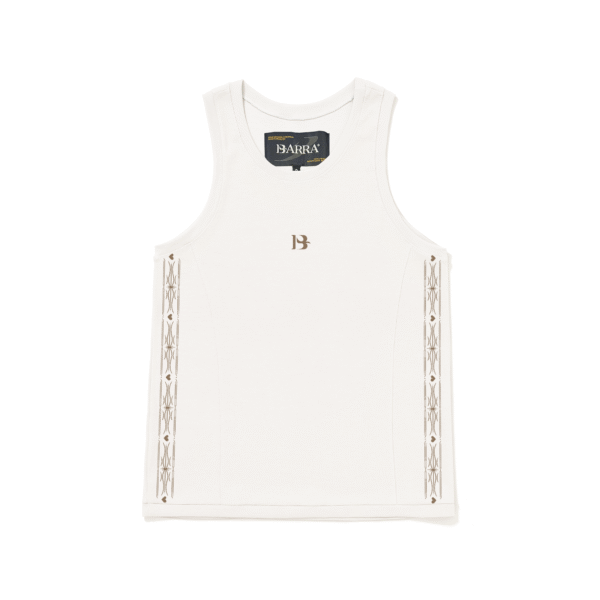 REGATA FILETAGEM OFF WHITE FRENTE (1) REGATA BARRA CREW FILETAGEM BRANCA