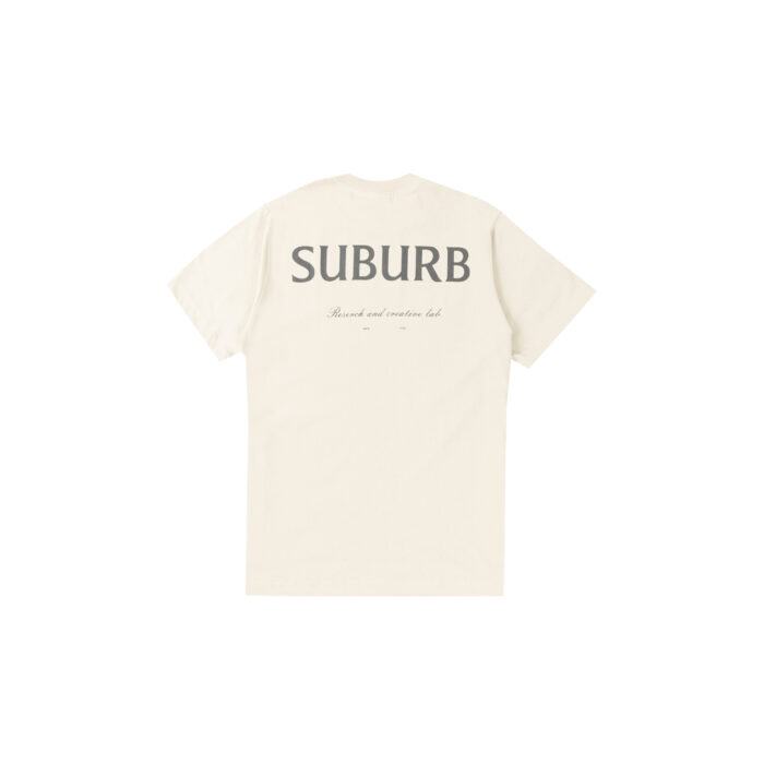 SUB S4 25 - 01020579 BEGE COSTAS CAMISETA SUBURB COMPANY BANNER BEGE