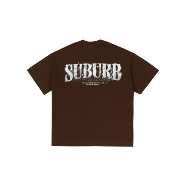 CAMISETA SUBURB COMPANY (BOXY) VINTAGE LOGO MARROM