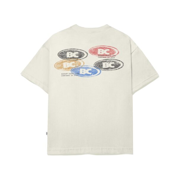 CAMISETA BARRA CREW GOODS POSTAL OFF WHITE