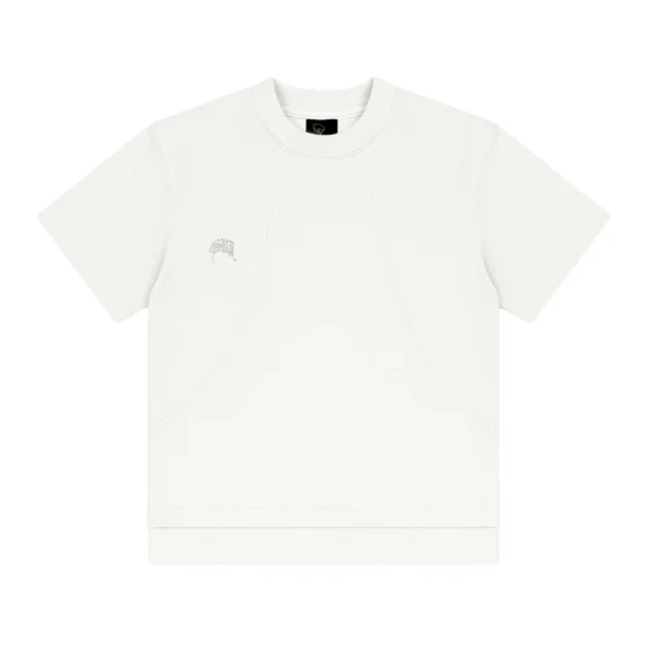 CAMISETA BOXY BARRA DUPLA 4SUF OFF WHITE