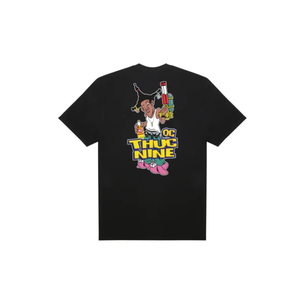 CAMISETA THUG NINE MENACE PRETA