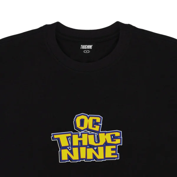 CAMISETA THUG NINE MENACE PRETA