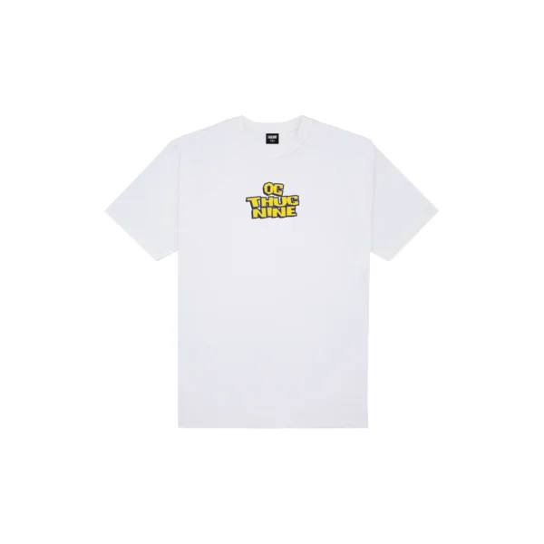 CAMISETA THUG NINE MENACE BRANCA