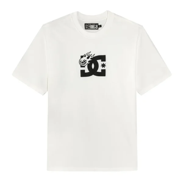 CAMISETA BOX LOGO HIGH x DC WHITE