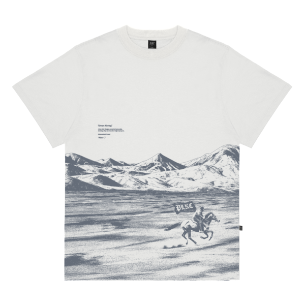 CAMISETA PLANO C LONE RIDER COTTON BRANCA