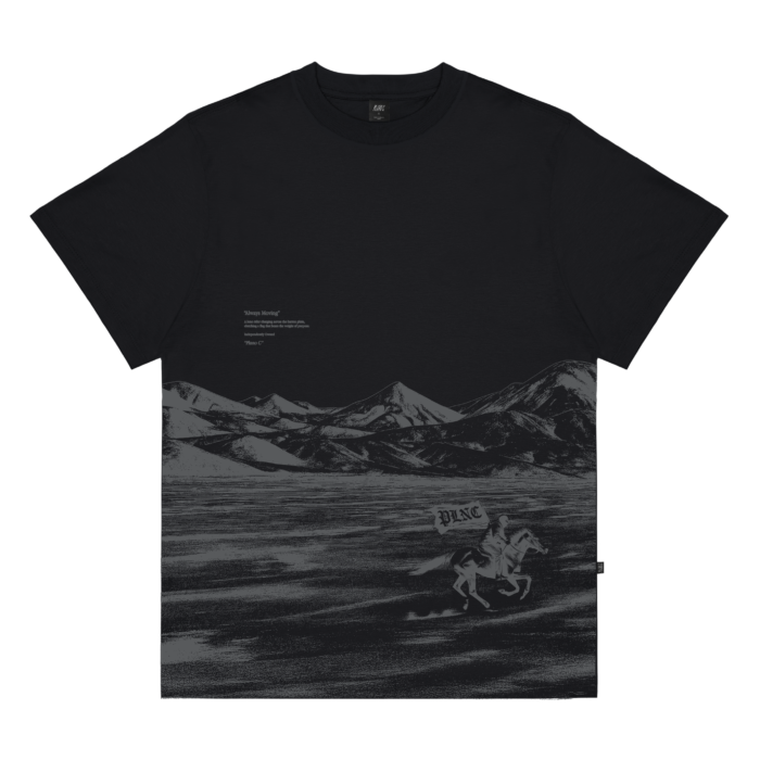 CAMISETA PLANO C LONE RIDER COTTON PRETA