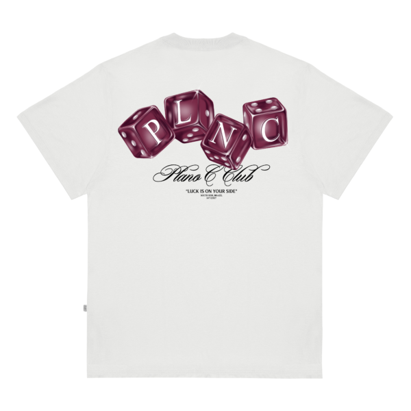 CAMISETA PLANO C DICE ROLLERS BRANCA