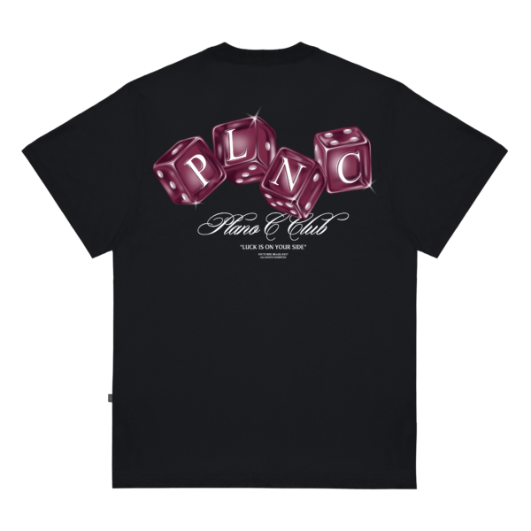 CAMISETA PLANO C DICE ROLLERS PRETO