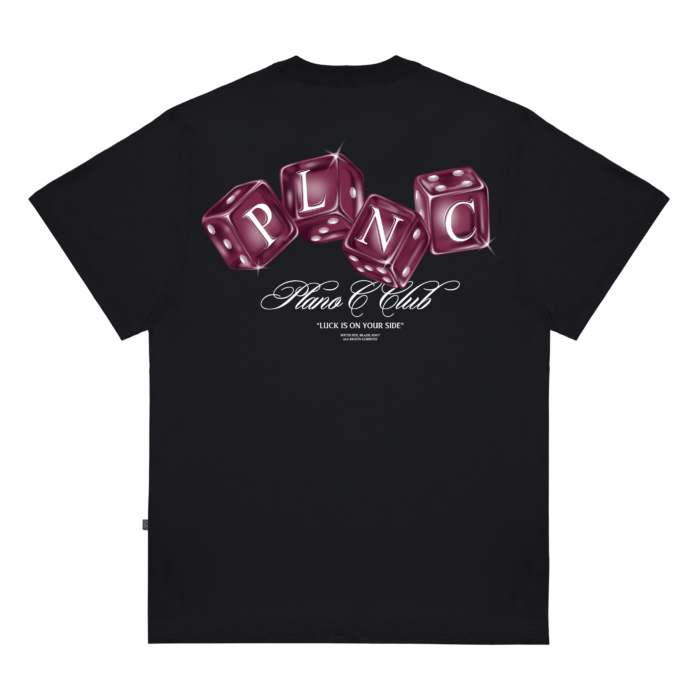 CAMISETA PLANO C DICE ROLLERS PRETO