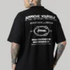 CAMISETA HUGE YRSLF TIMELESS PRETA