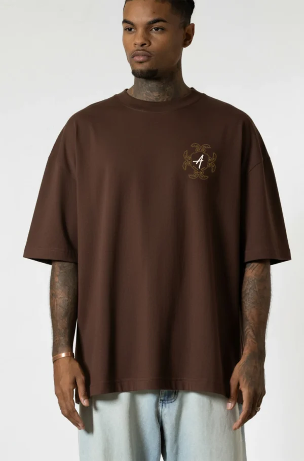 CAMISETA CORE APPROVE ANGEL CITY MARROM