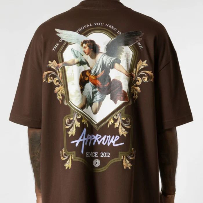 CAMISETA CORE APPROVE ANGEL CITY MARROM