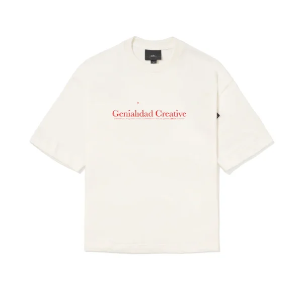 CAMISETA ELO EM COMUM OVER "BURNOUT" OFF WHITE