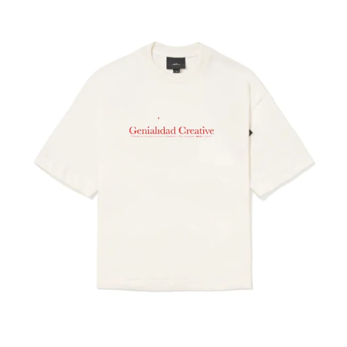 CAMISETA ELO EM COMUM OVER "BURNOUT" OFF WHITE