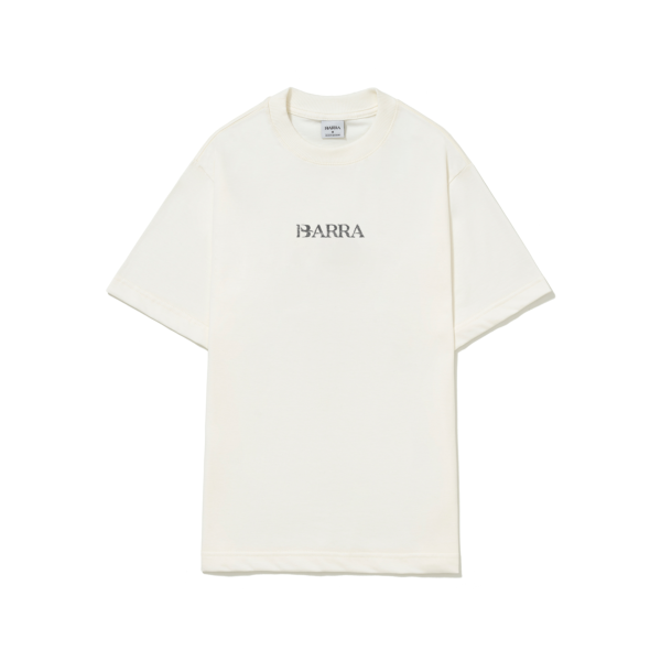 CAMISETA BARRA CREW BARRA LOGO CONSTELACAO OFF WHITE
