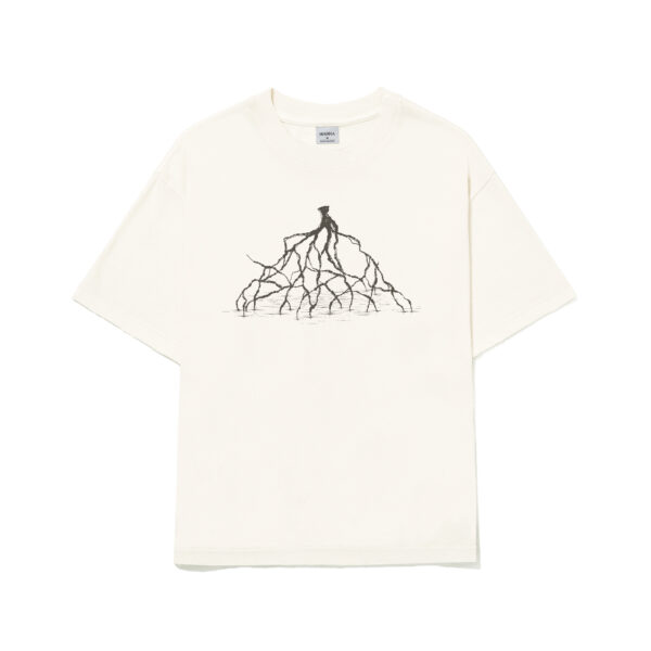 CAMISETA BARRA CREW RAIZES OFF WHITE