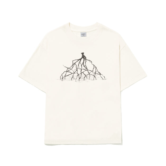 CAMISETA BARRA CREW RAIZES OFF WHITE