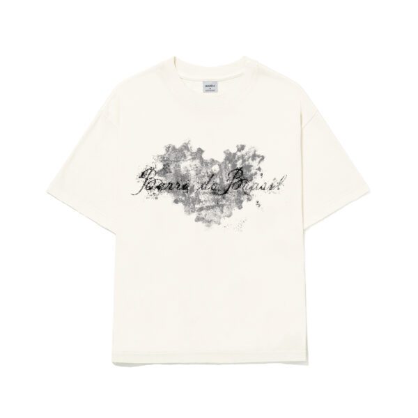 CAMISETA BARRA CREW CORACAO REMIX OFF WHITE