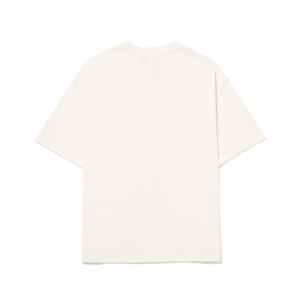 CAMISETA BARRA CREW CORACAO REMIX OFF WHITE