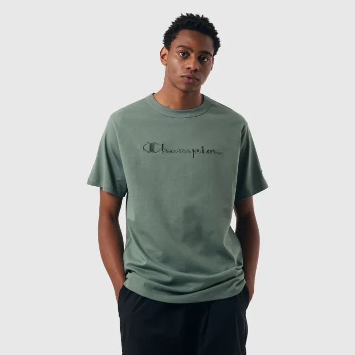 CAMISETA CHAMPION LIFE SCRIPT LOGO EMB