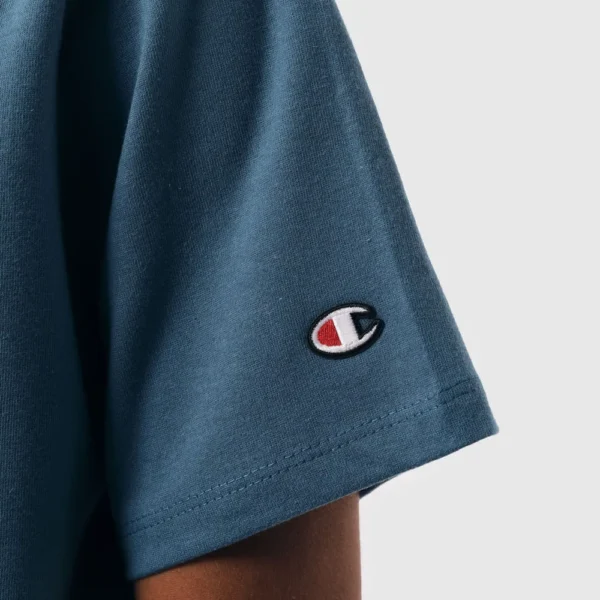 GT220B-124110-4-471 CAMISETA CHAMPION LIFE SCRIPT LOGO EMB