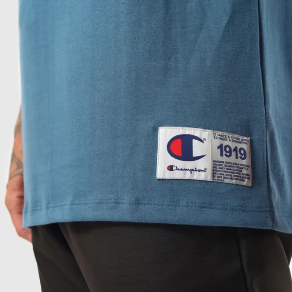 GT220B-Y06819-5-469 CAMISETA CHAMPION LIFE MINI SCRIPT EMB