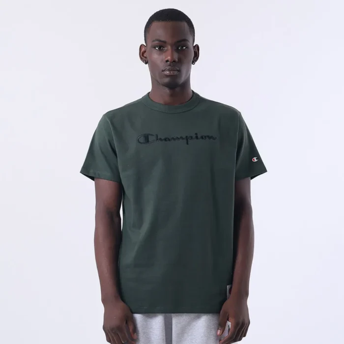 CAMISETA CHAMPION LIFE SCRIPT RUST LOGO