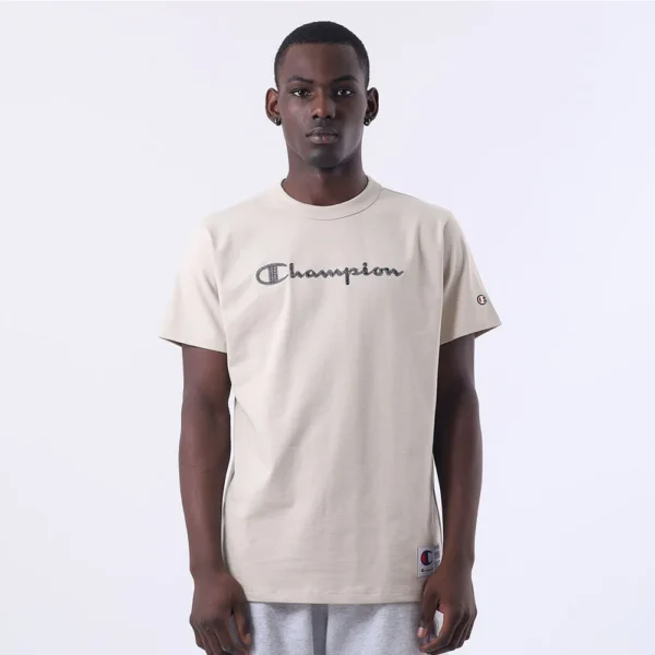 CAMISETA CHAMPION LIFE SCRIPT RUST LOGO