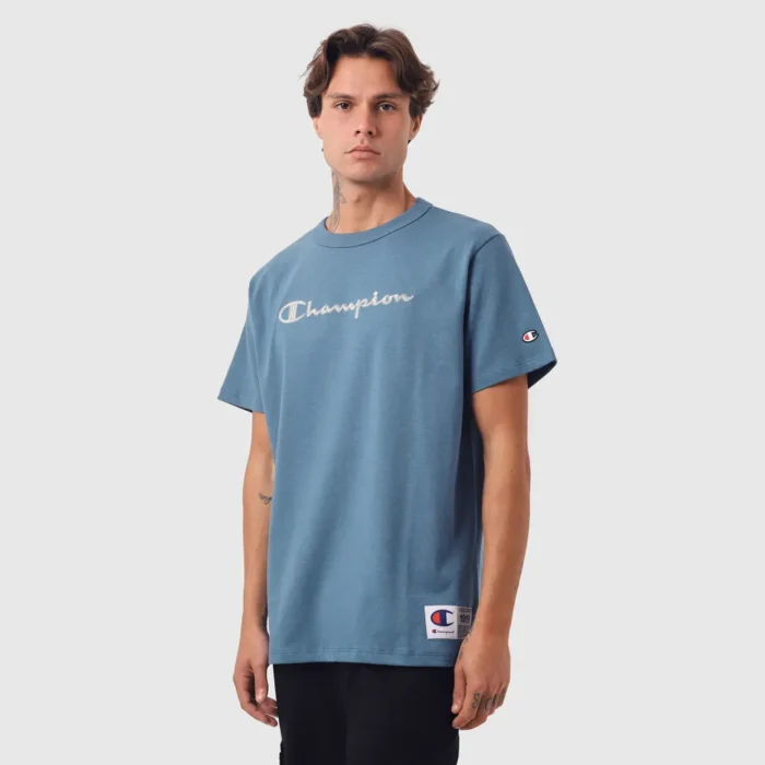 CAMISETA CHAMPION LIFE SCRIPT RUST LOGO
