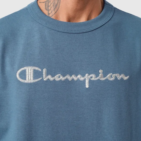 CAMISETA CHAMPION LIFE SCRIPT RUST LOGO