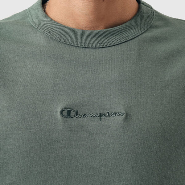 GT220B-Y08541-3-472 CAMISETA CHAMPION LIFE HERITAGE MINI SCRIPT LOGO EMB