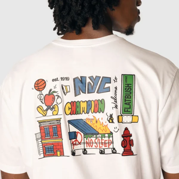 CAMISETA CHAMPION ATHLETIC NYC INK