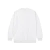 PLAYLOGOCREWNECKBRANCOCOSTAS MOLETOM CARECA DISTURB LOGO CREWNECK BRANCO