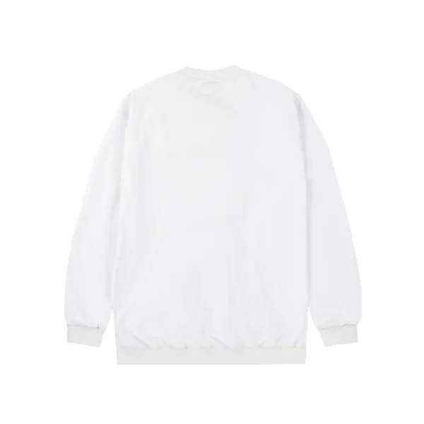 PLAYLOGOCREWNECKBRANCOCOSTAS MOLETOM CARECA DISTURB LOGO CREWNECK BRANCO
