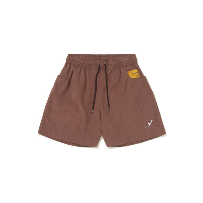 SHORT BARRA CREW B GARÇA BOLSO DUPLO MARROM