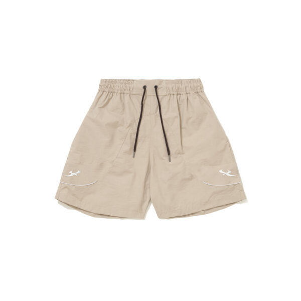 SHORT BARRA CREW CIRCULAR B GARÇA BEGE