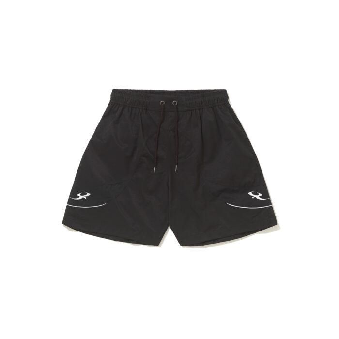 SHORT BARRA CREW CIRCULAR B GARÇA PRETO