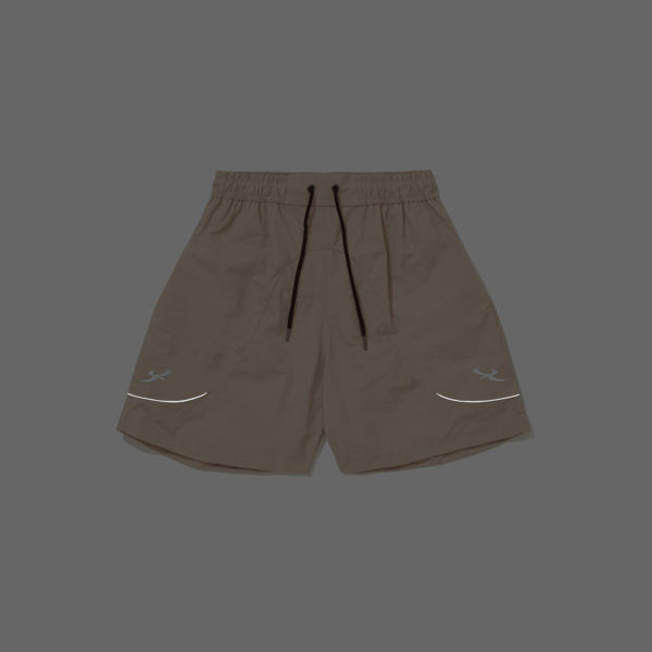 SHORT BARRA CREW CIRCULAR B GARÇA BEGE