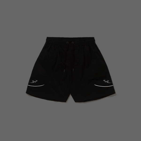 SHORT BARRA CREW CIRCULAR B GARÇA PRETO