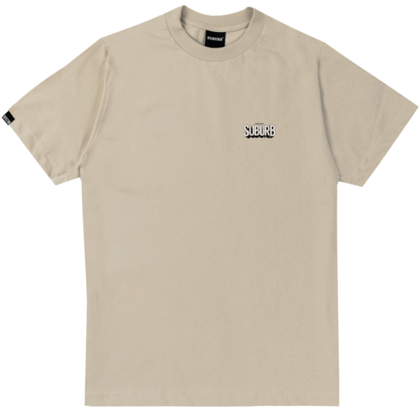 CAMISETA SUBURB COMPANY SHADOW BEGE