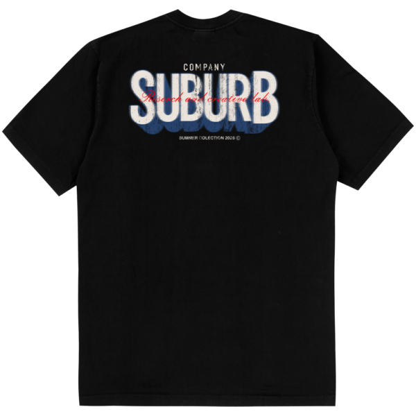 CAMISETA SUBURB COMPANY SHADOW PRETA