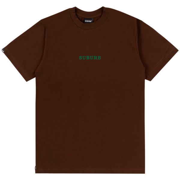 CAMISETA SUBURB COMPANY EMBROIDERY MARROM