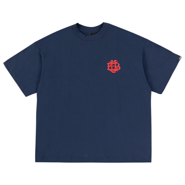 CAMISETA SUBURB COMPANY BOXY AQUARELLE AZUL MARINHO