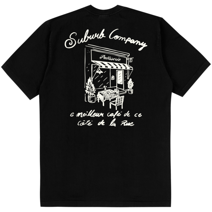 CAMISETA SUBURB COMPANY PATISSERIE PRETO