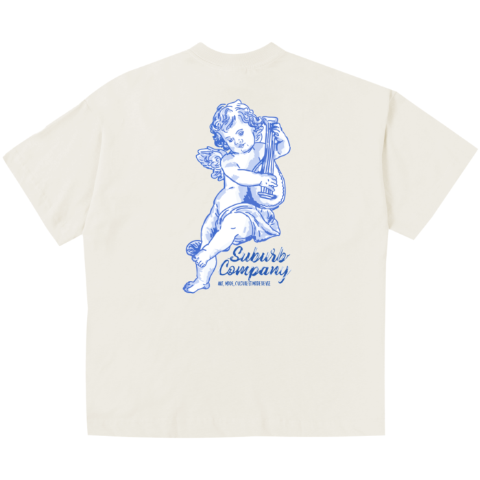 CAMISETA SUBURB COMPANY BOXY SACRED ART OFF WHITE