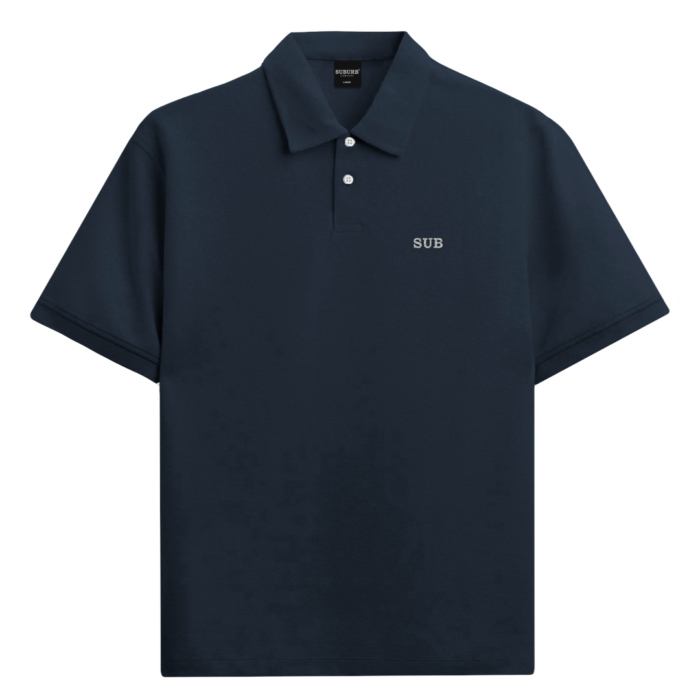 CAMISETA SUBURB COMPANY POLO DUO AZUL MARINHO
