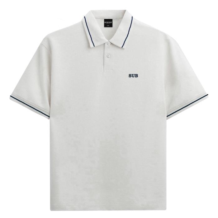 CAMISETA SUBURB COMPANY POLO DUO OFF WHITE