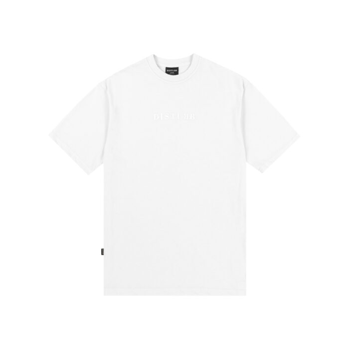 CAMISETA DISTURB CORE LOGO BRANCO