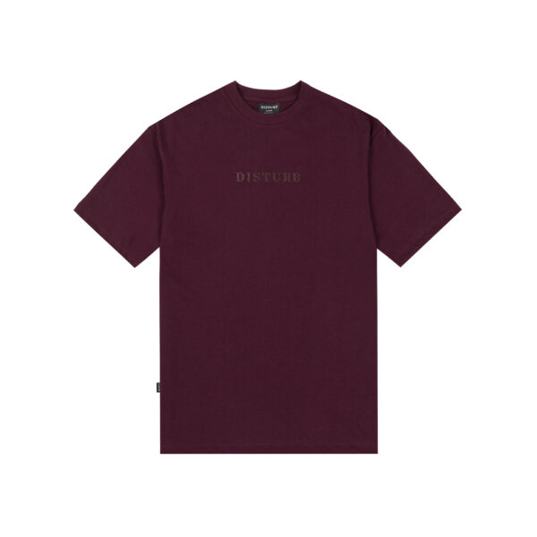 CAMISETA DISTURB CORE LOGO VINHO